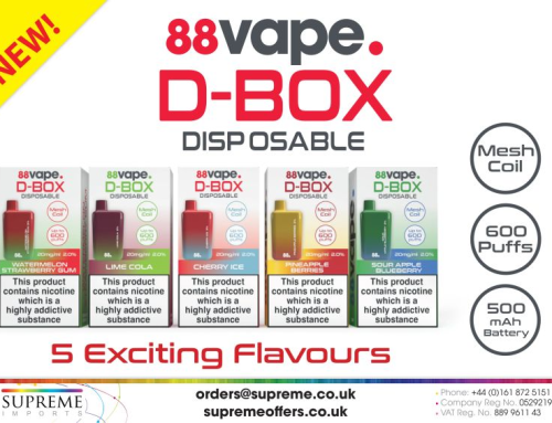 NEW: 88vape D-Box Disposables